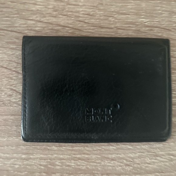 Montblanc Leather wallet w/ ID case - Picture 10 of 16